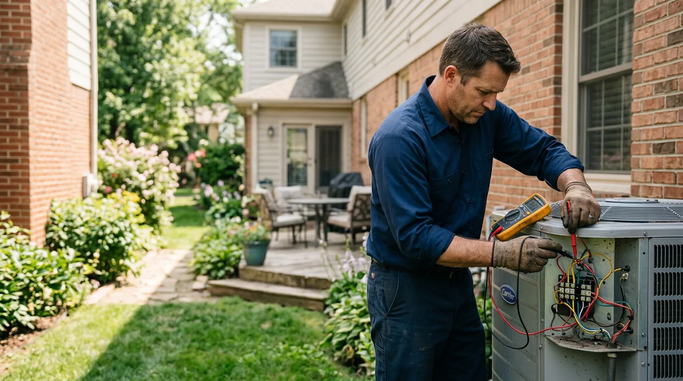 HVAC technician working near Mantua, UT